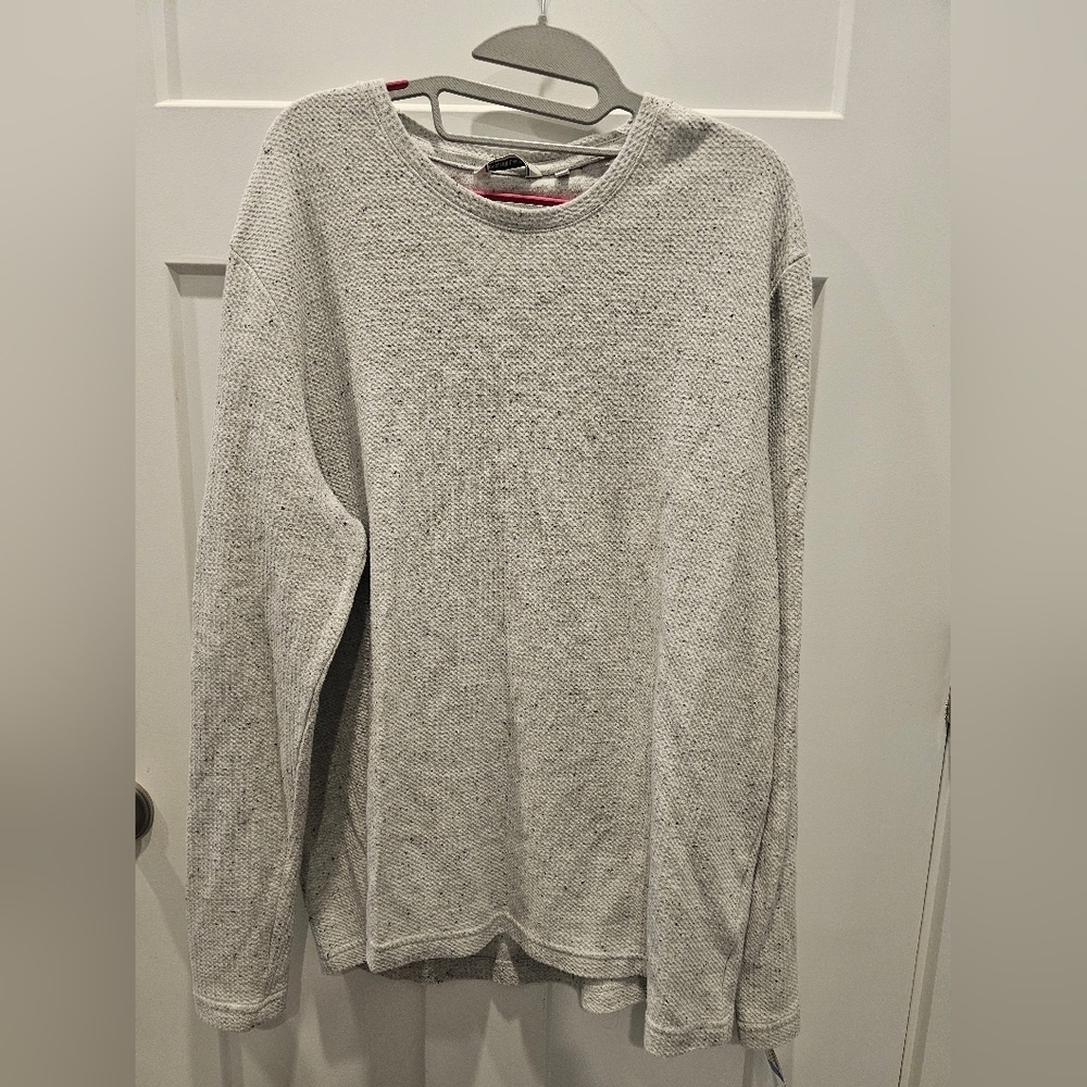 English Laundry Gray Speckled Crewneck Sweatshirt Pullover Men’s XL